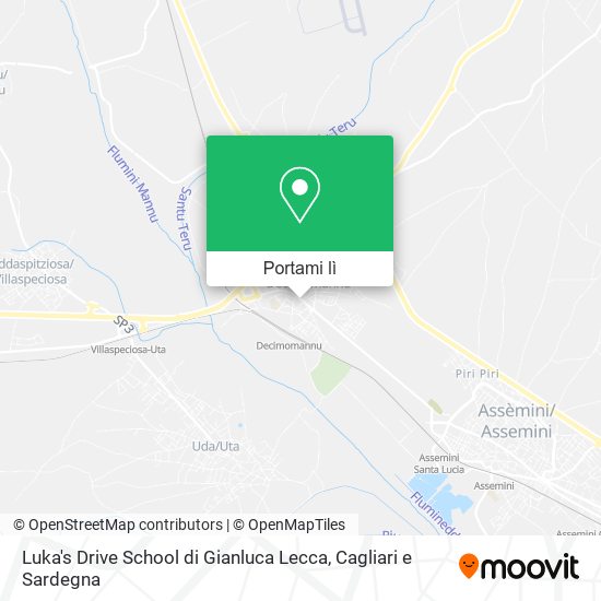 Mappa Luka's Drive School di Gianluca Lecca