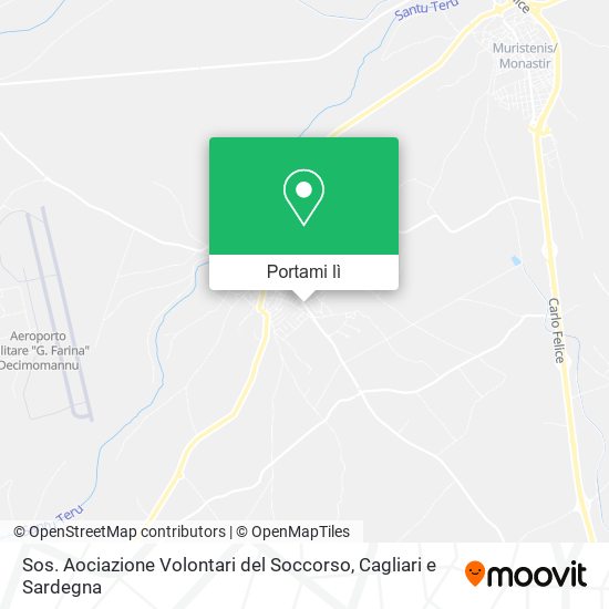 Mappa Sos. Aociazione Volontari del Soccorso