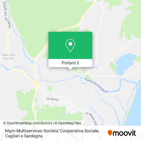 Mappa Mgm Multiservices-Societa' Cooperativa Sociale