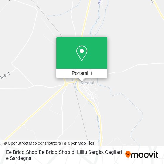 Mappa Ee Brico Shop Ee Brico Shop di Lilliu Sergio