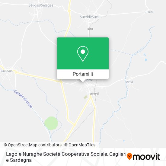 Mappa Lago e Nuraghe Società Cooperativa Sociale