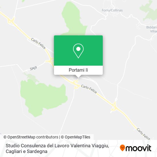 Mappa Studio Consulenza del Lavoro Valentina Viaggiu