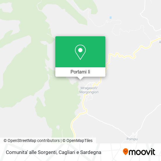 Mappa Comunita' alle Sorgenti