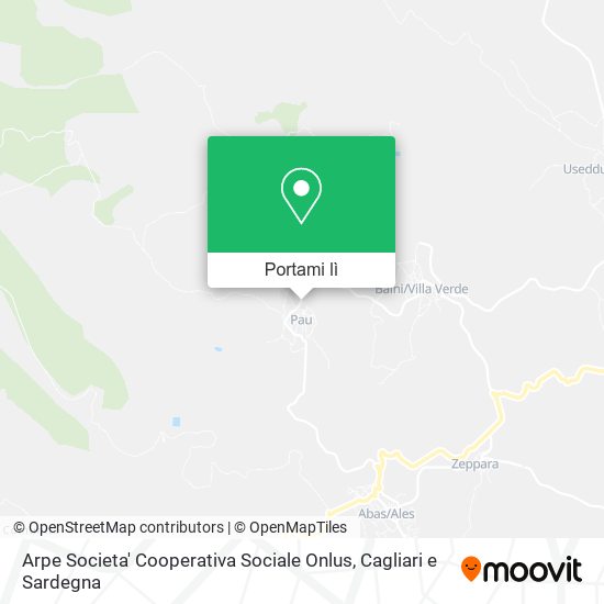 Mappa Arpe Societa' Cooperativa Sociale Onlus