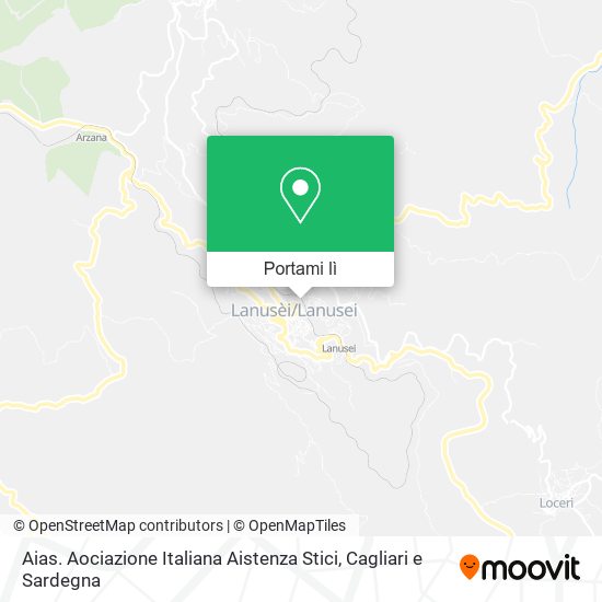 Mappa Aias. Aociazione Italiana Aistenza Stici
