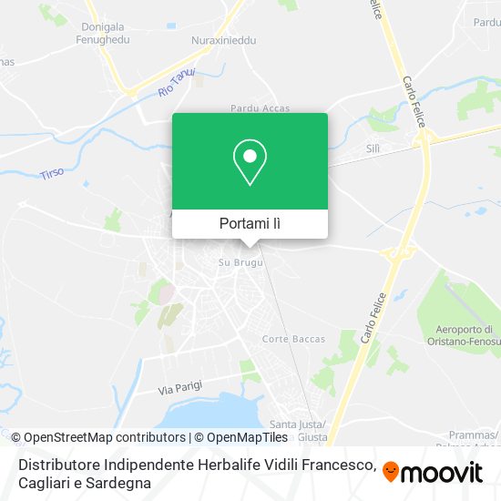 Mappa Distributore Indipendente Herbalife Vidili Francesco