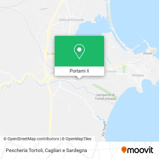 Mappa Pescheria Tortoli