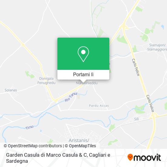 Mappa Garden Casula di Marco Casula & C