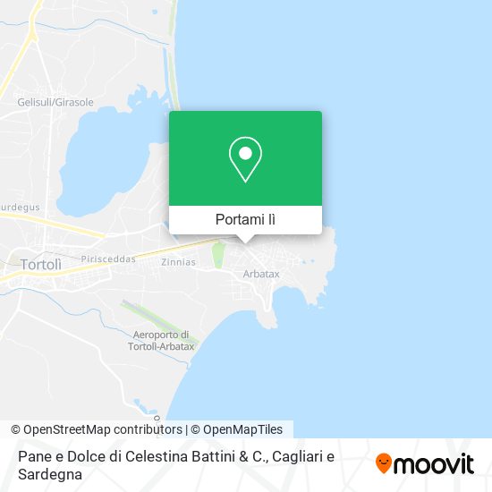 Mappa Pane e Dolce di Celestina Battini & C.