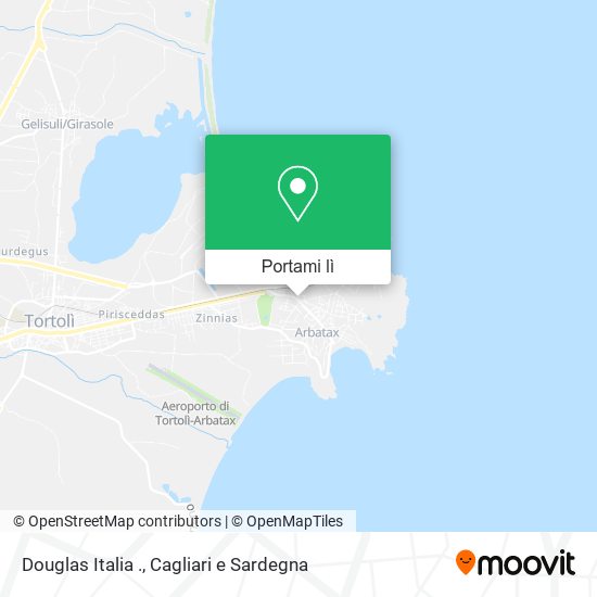 Mappa Douglas Italia .