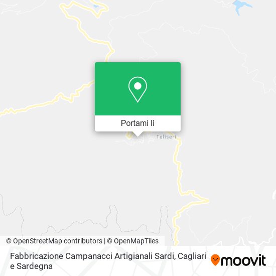 Mappa Fabbricazione Campanacci Artigianali Sardi