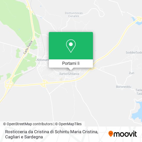 Mappa Rosticceria da Cristina di Schintu Maria Cristina