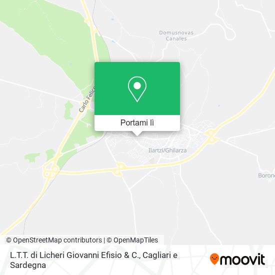 Mappa L.T.T. di Licheri Giovanni Efisio & C.
