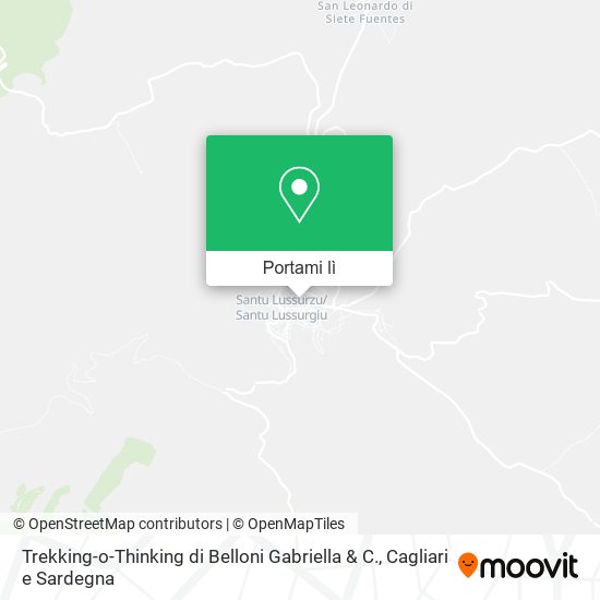 Mappa Trekking-o-Thinking di Belloni Gabriella & C.