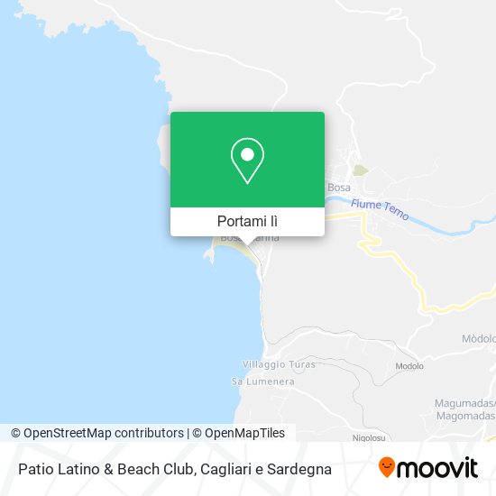 Mappa Patio Latino & Beach Club