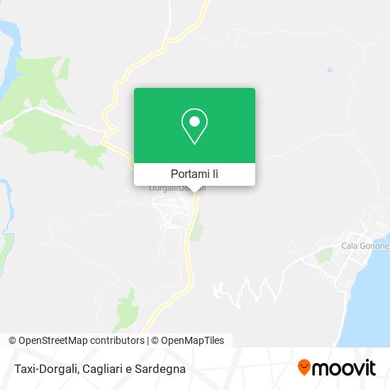 Mappa Taxi-Dorgali
