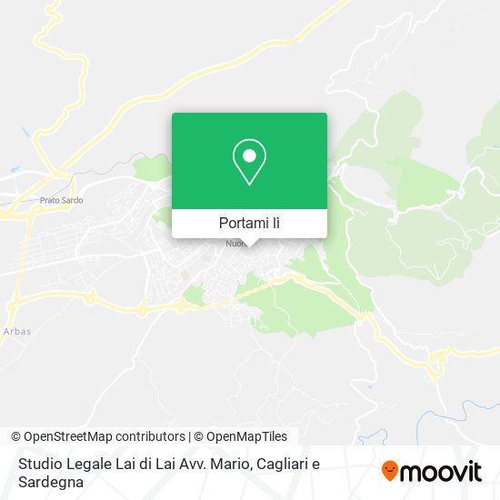 Mappa Studio Legale Lai di Lai Avv. Mario