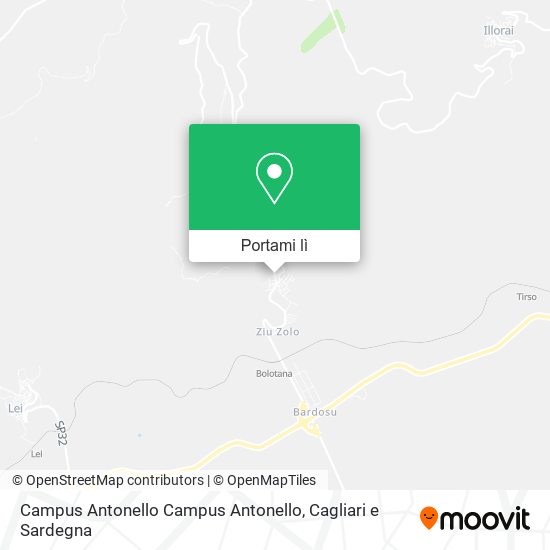 Mappa Campus Antonello Campus Antonello