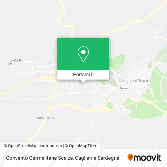 Mappa Convento Carmelitane Scalze