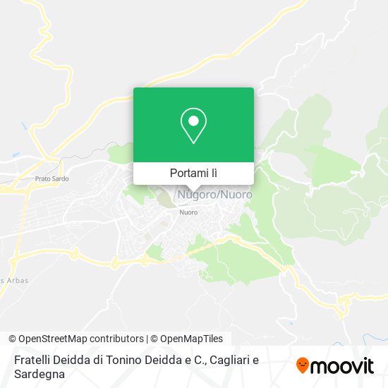 Mappa Fratelli Deidda di Tonino Deidda e C.