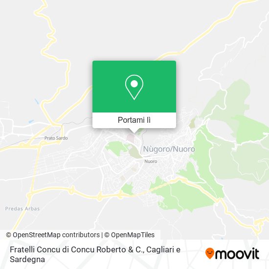 Mappa Fratelli Concu di Concu Roberto & C.