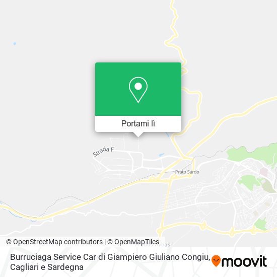Mappa Burruciaga Service Car di Giampiero Giuliano Congiu