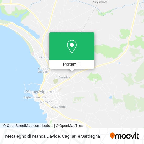 Mappa Metalegno di Manca Davide