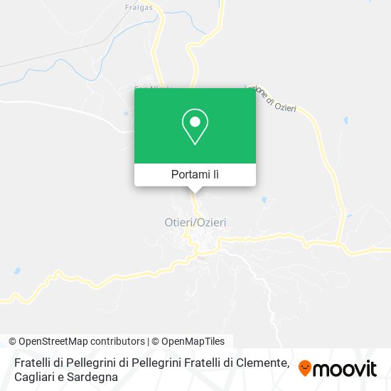 Mappa Fratelli di Pellegrini di Pellegrini Fratelli di Clemente