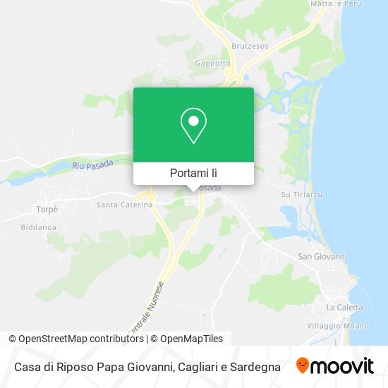 Mappa Casa di Riposo Papa Giovanni