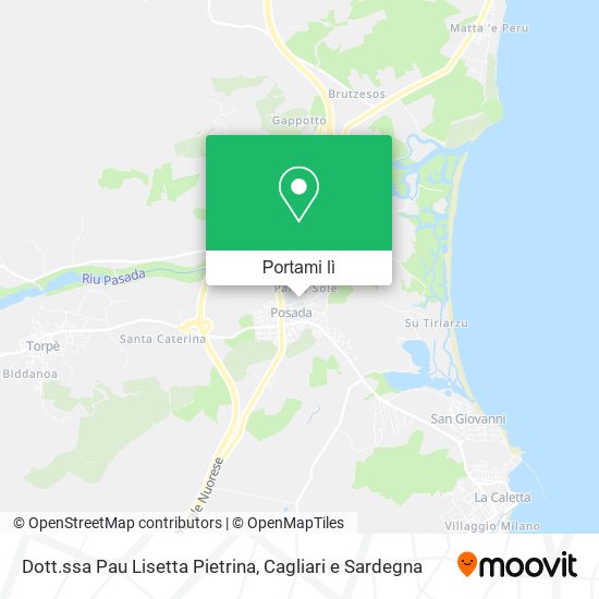 Mappa Dott.ssa Pau Lisetta Pietrina