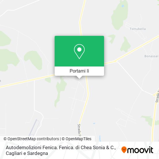 Mappa Autodemolizioni Fenica. Fenica. di Chea Sonia & C.