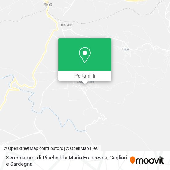 Mappa Serconamm. di Pischedda Maria Francesca