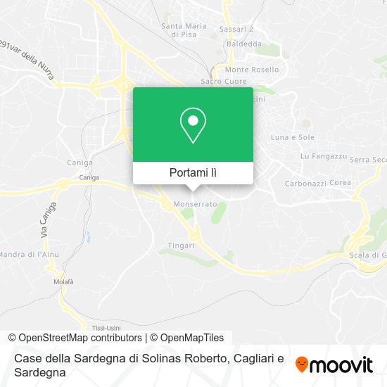 Mappa Case della Sardegna di Solinas Roberto