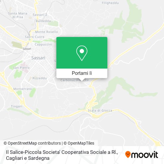Mappa Il Salice-Piccola Societa' Cooperativa Sociale a Rl.
