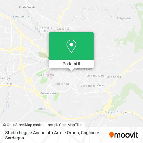 Mappa Studio Legale Associato Arru e Oronti