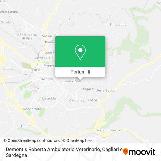 Mappa Demontis Roberta Ambulatorio Veterinario