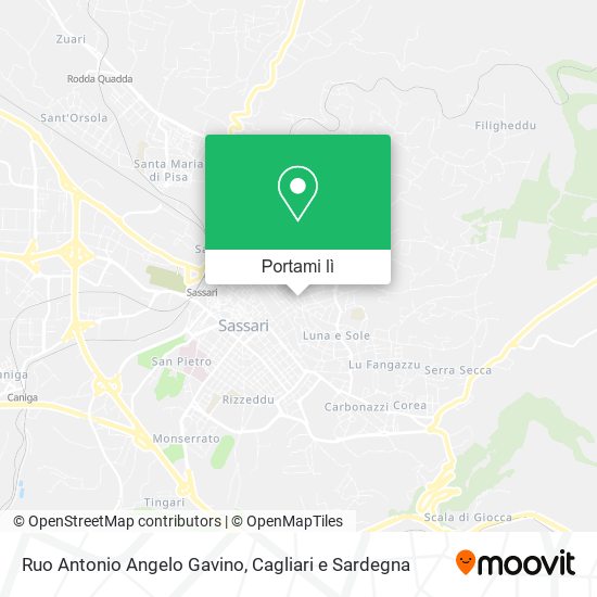 Mappa Ruo Antonio Angelo Gavino