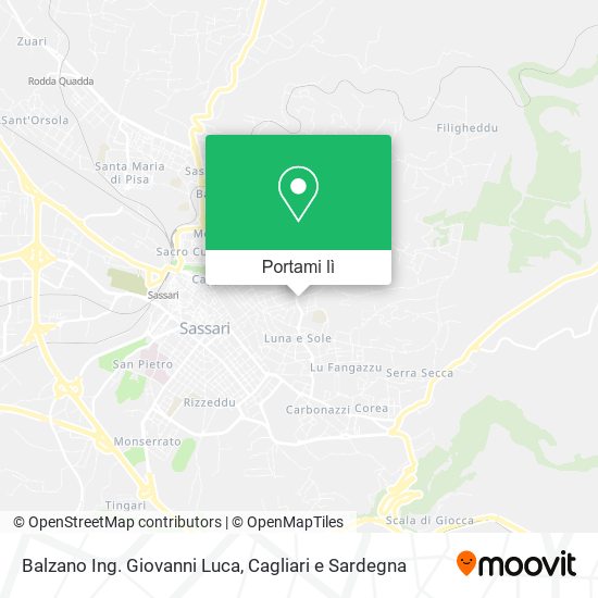 Mappa Balzano Ing. Giovanni Luca