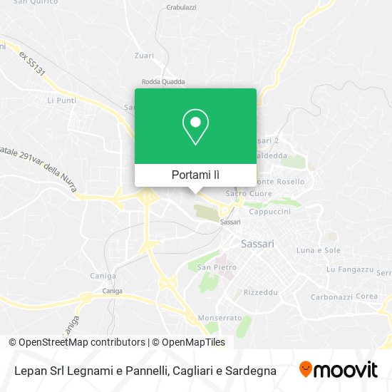 Mappa Lepan Srl Legnami e Pannelli