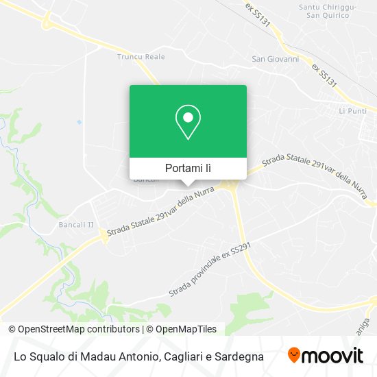 Mappa Lo Squalo di Madau Antonio