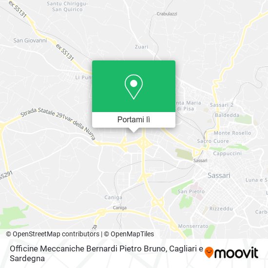 Mappa Officine Meccaniche Bernardi Pietro Bruno