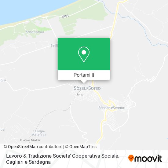 Mappa Lavoro & Tradizione Societa' Cooperativa Sociale
