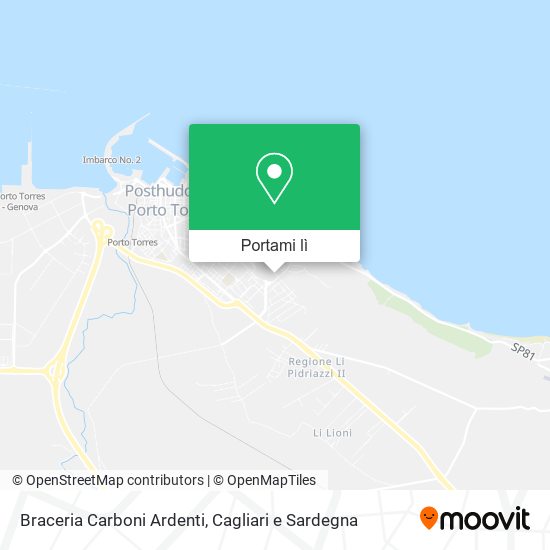 Mappa Braceria Carboni Ardenti