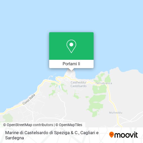 Mappa Marine di Castelsardo di Speziga & C.