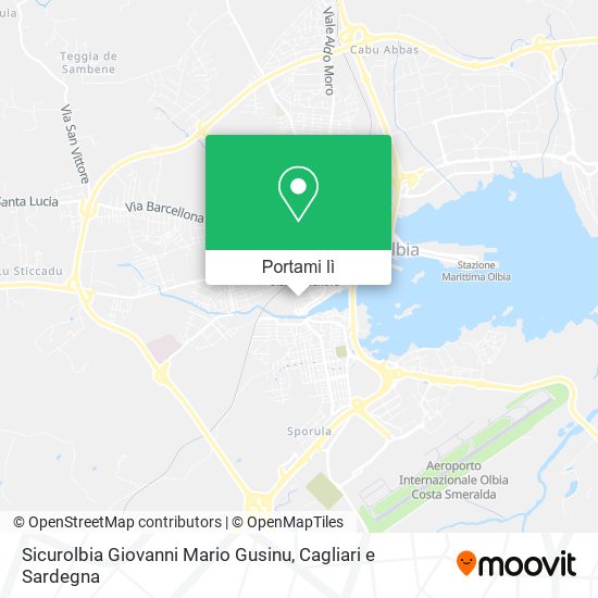 Mappa Sicurolbia Giovanni Mario Gusinu