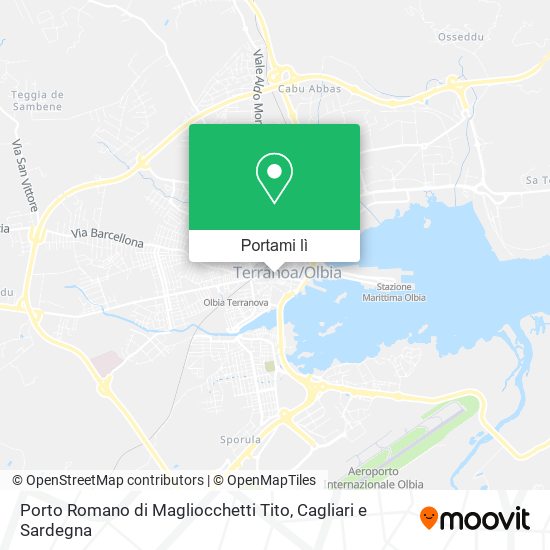 Mappa Porto Romano di Magliocchetti Tito