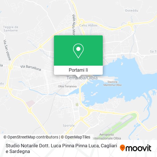 Mappa Studio Notarile Dott. Luca Pinna Pinna Luca