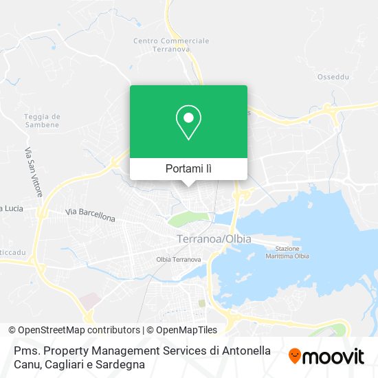 Mappa Pms. Property Management Services di Antonella Canu