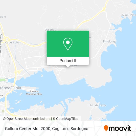 Mappa Gallura Center Md. 2000