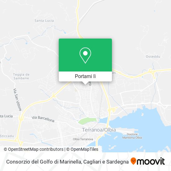 Mappa Consorzio del Golfo di Marinella
